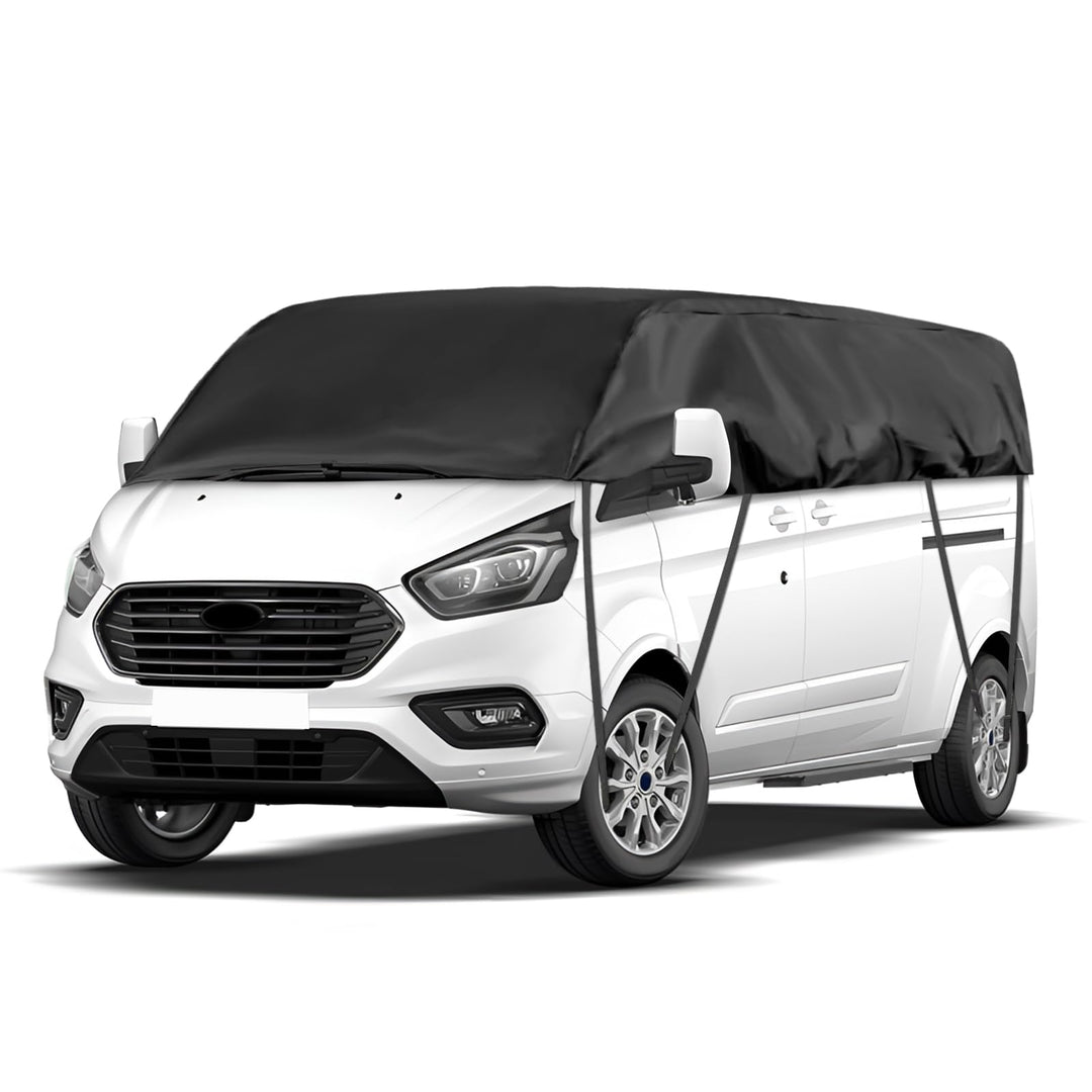 Autoabdeckung Wasserdicht Ersatz für 2012-2024 Ford Transit Custom, Sonnenfest Hälfte Autoabdeckung,