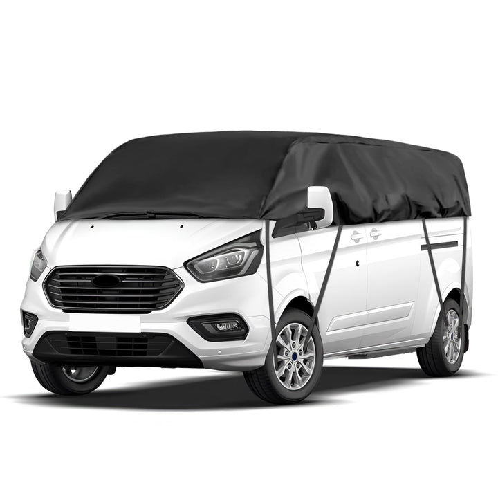 Autoabdeckung Wasserdicht Ersatz für 2012-2024 Ford Transit Custom, Sonnenfest Hälfte Autoabdeckung,