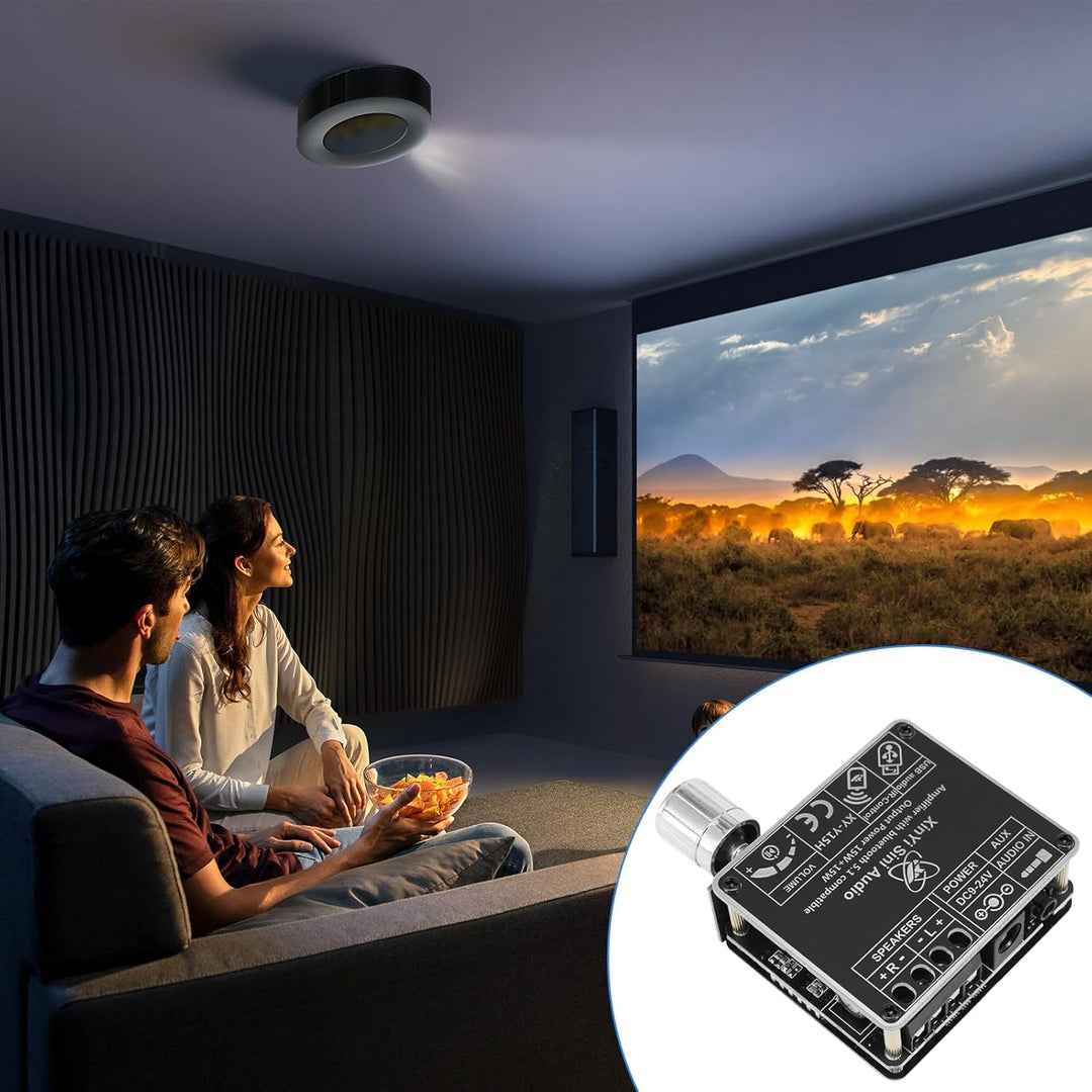 Aicharynic Bluetooth Verstärker Board: HiFi Stereo, 2-Kanal 2X50W Audio Verstärker, Mini Digital End