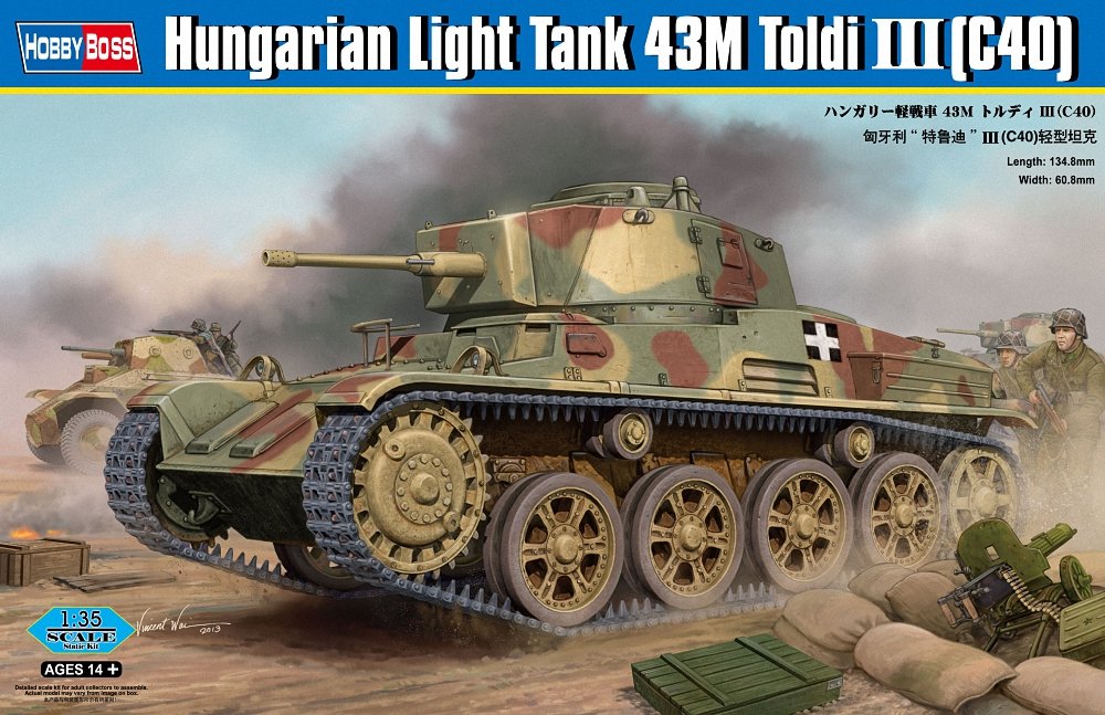 Hobby Boss 82479 Modellbausatz Hungarian Light Tank 43M Toldi I(C40)