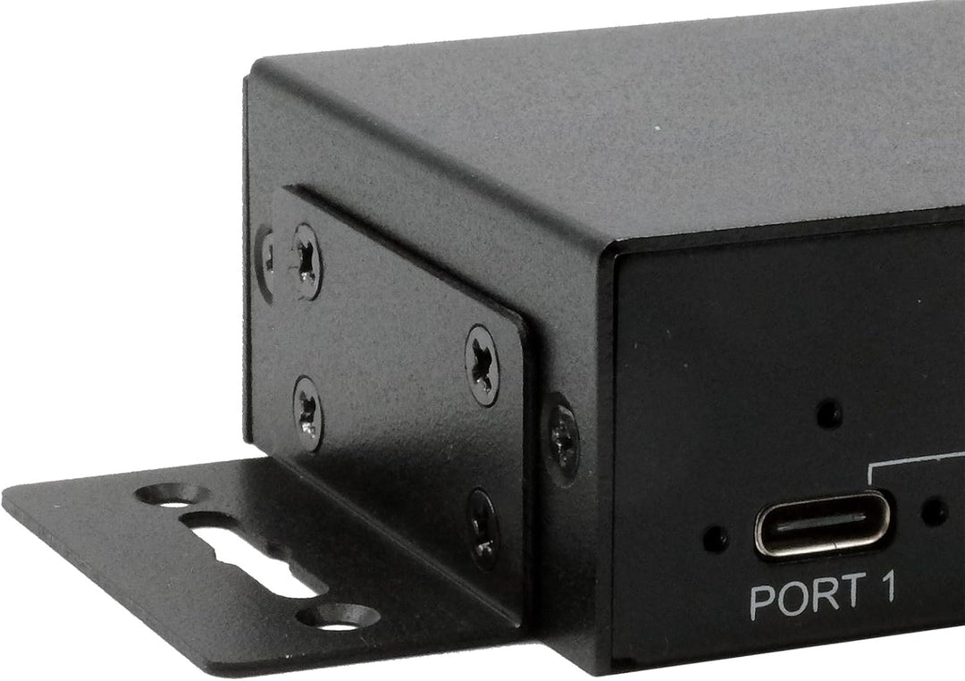 EX-11295HMS 4 Port USB 3.2 Gen 2 HUB Din-Rail Kit und Wand VIA VL822 Chipset