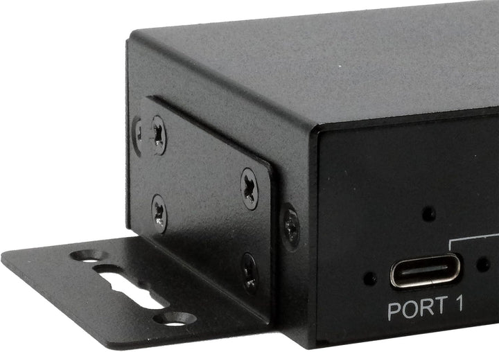 EX-11295HMS 4 Port USB 3.2 Gen 2 HUB Din-Rail Kit und Wand VIA VL822 Chipset