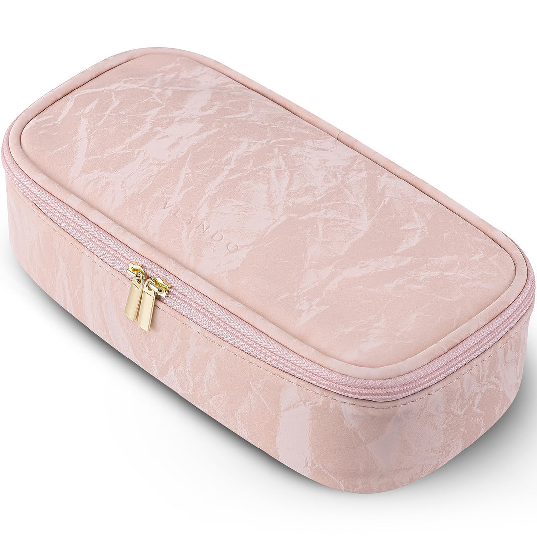 Vlando Reise Kosmetiktasche Klein, Make Up Tasche Damen, Tragbare Makeup Bag Organizer, Multifunktio