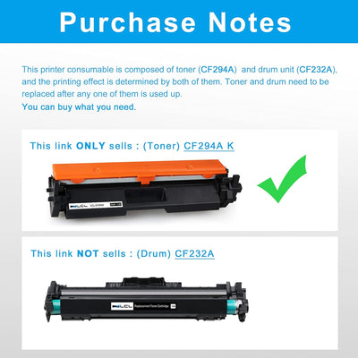 LCL CF294A ( 1-Pack，Schwarz ) Toner Kompatibel für HP Laserjet ProM118 M148 M118dw Laserjet Pro MFP