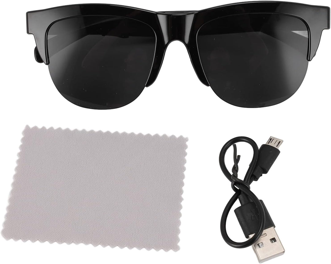 Topiky Übersetzer Smart Glasses, TR90 PC UV400 Drahtloses -Übersetzungsgerät mit Offener Richtung un