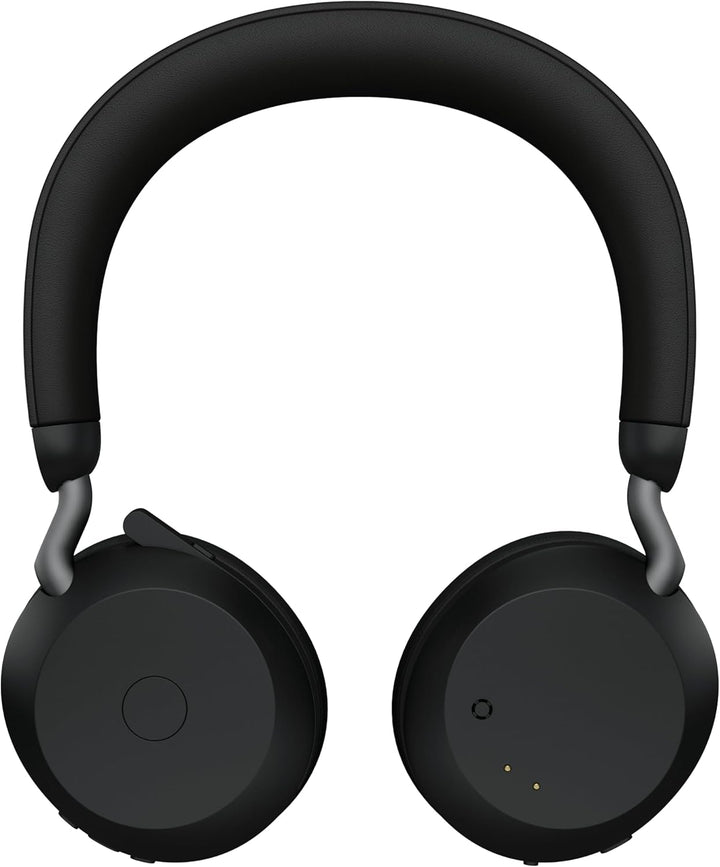 Jabra Evolve2 75 Wireless PC Headset mit Ladedock, 8-Mikro-Technologie - Dual-Foam-Stereo-Kopfhörer