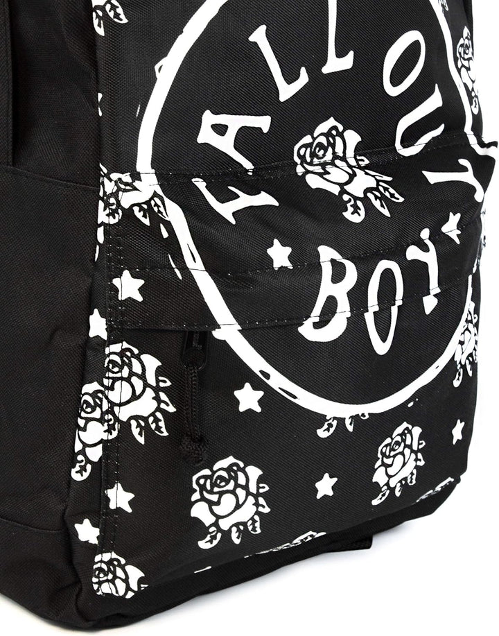 Fall Out Boy Rucksack Rock Sax Rose Stempel Musik Merchandise Rucksack Tasche