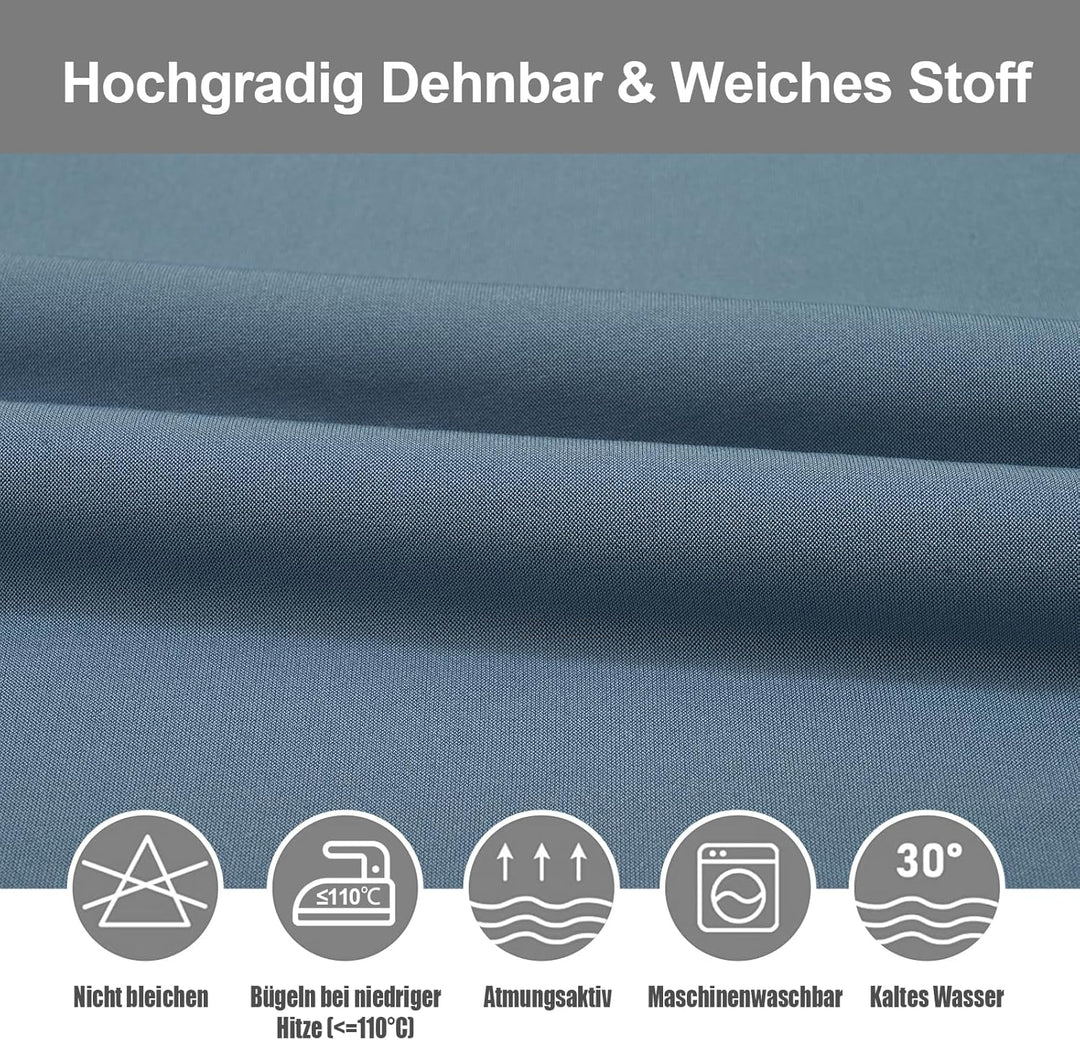 Yugarlibi Stuhlhussen 6er Set Stretch Stuhlhussen Schwingstuhl Elastische Hussen Stuhlbezug Abnehmba