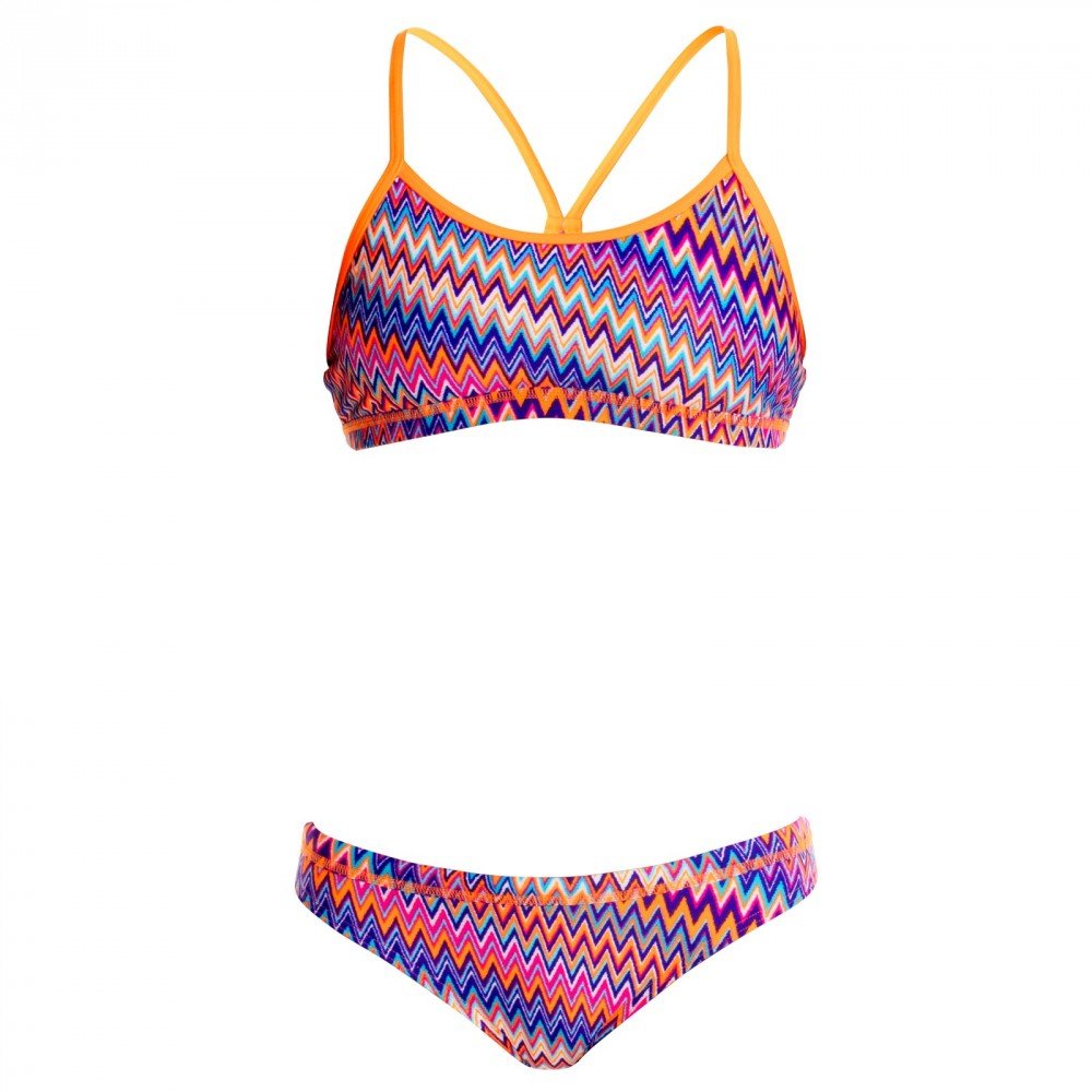 Funkita Mädchen Bikini Fizz Bomb Two Piece, Kinder Grössen:140