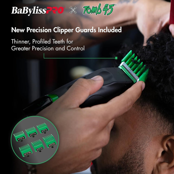 BaBylissPRO x Tomb45 Haarschneidemaschine für Herren, kabellos aufladbar Schermaschine, Schermaschin