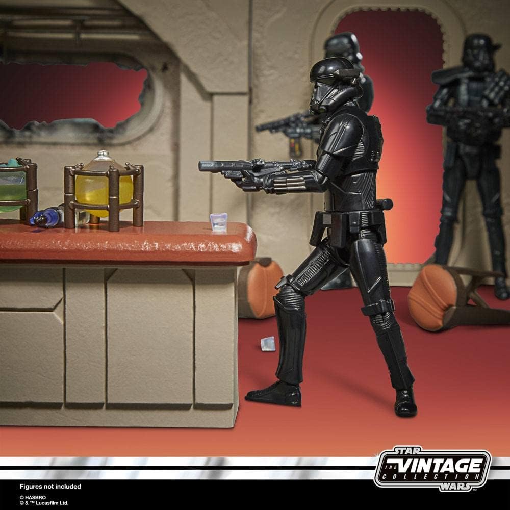 Star Wars The Vintage Collection The Mandalorian Nevarro Cantina Spielset, Imperialer Death Trooper