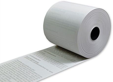 Additionsrolle für Tischrechner, Thermopapier, 12mm ø, 57mm breit, weiss
