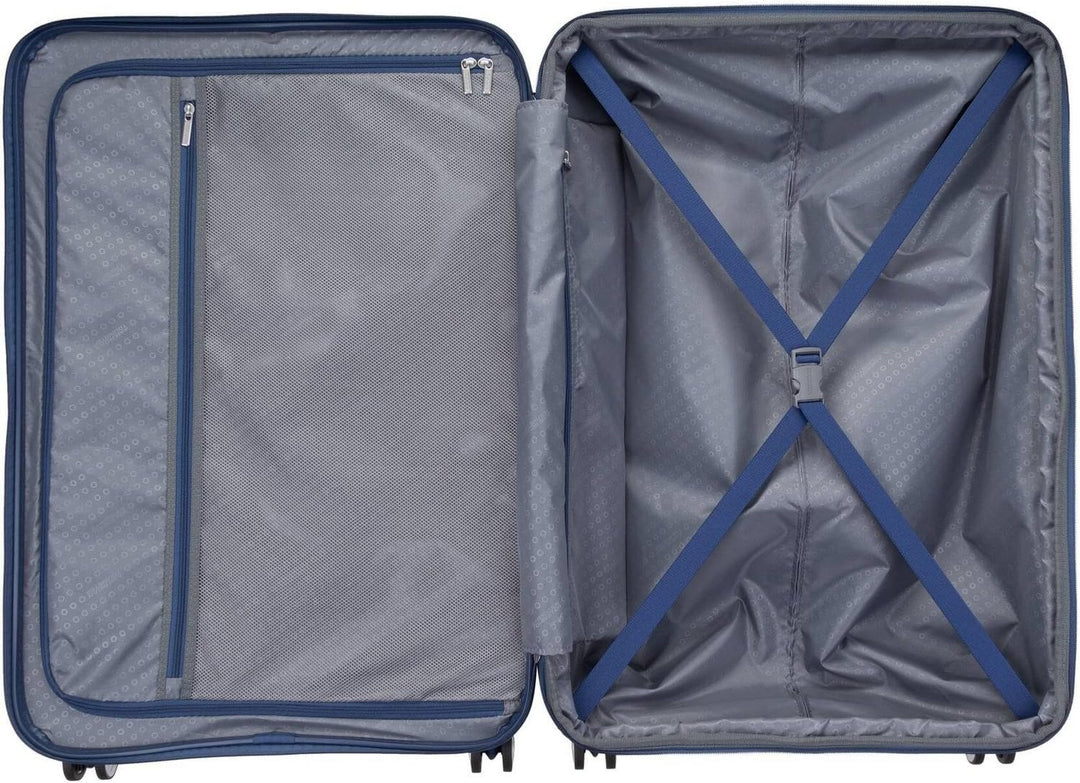 American Tourister Soundbox - Spinner L Erweiterbar Koffer, 77 cm, 110 L, Blau (Midnight Navy) Blau