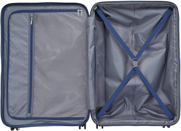 American Tourister Soundbox - Spinner L Erweiterbar Koffer, 77 cm, 110 L, Blau (Midnight Navy) Blau