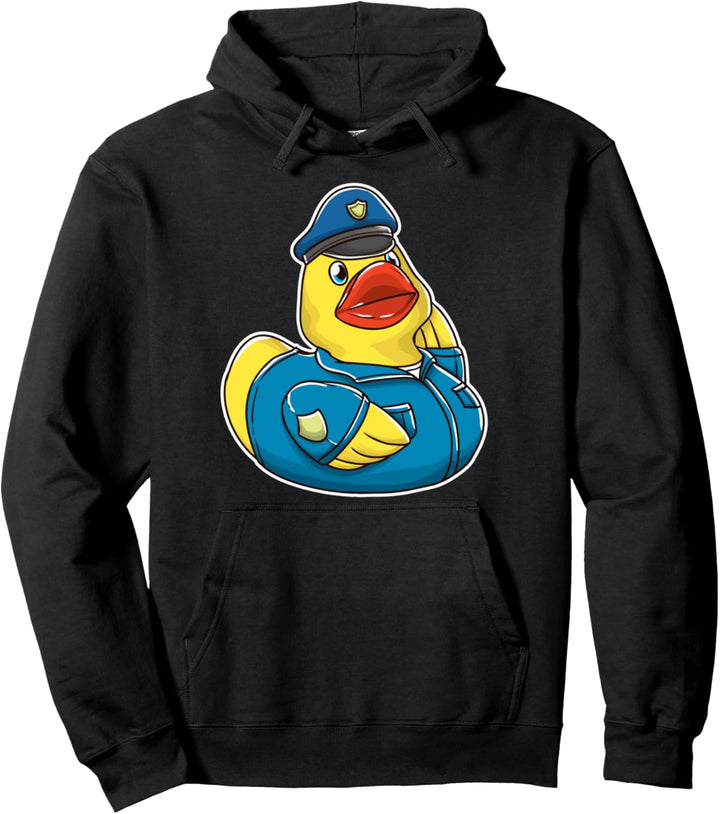 Gummiente, Polizist lustig Pullover Hoodie