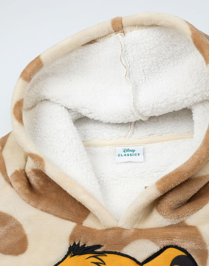 Disney tragbarer Decken-Hoodie | Kapuzenpullover für Erwachsene mit thematischem Aufdruck, Einheitsg