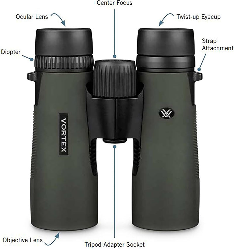 Vortex Optics Diamondback HD Fernglas 15x56 D183091 Grün 15x56 Fernglas, 15x56 Fernglas