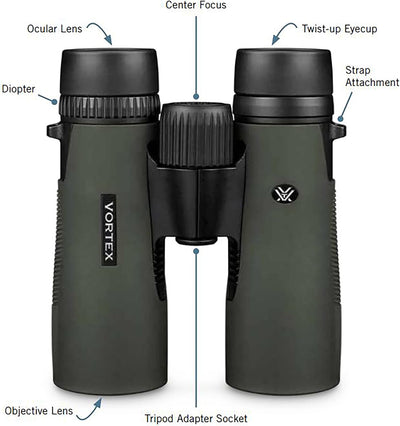 Vortex Optics Diamondback HD 8x32 New, DB-212, Grün 8 x 32 Fernglas, 8 x 32 Fernglas