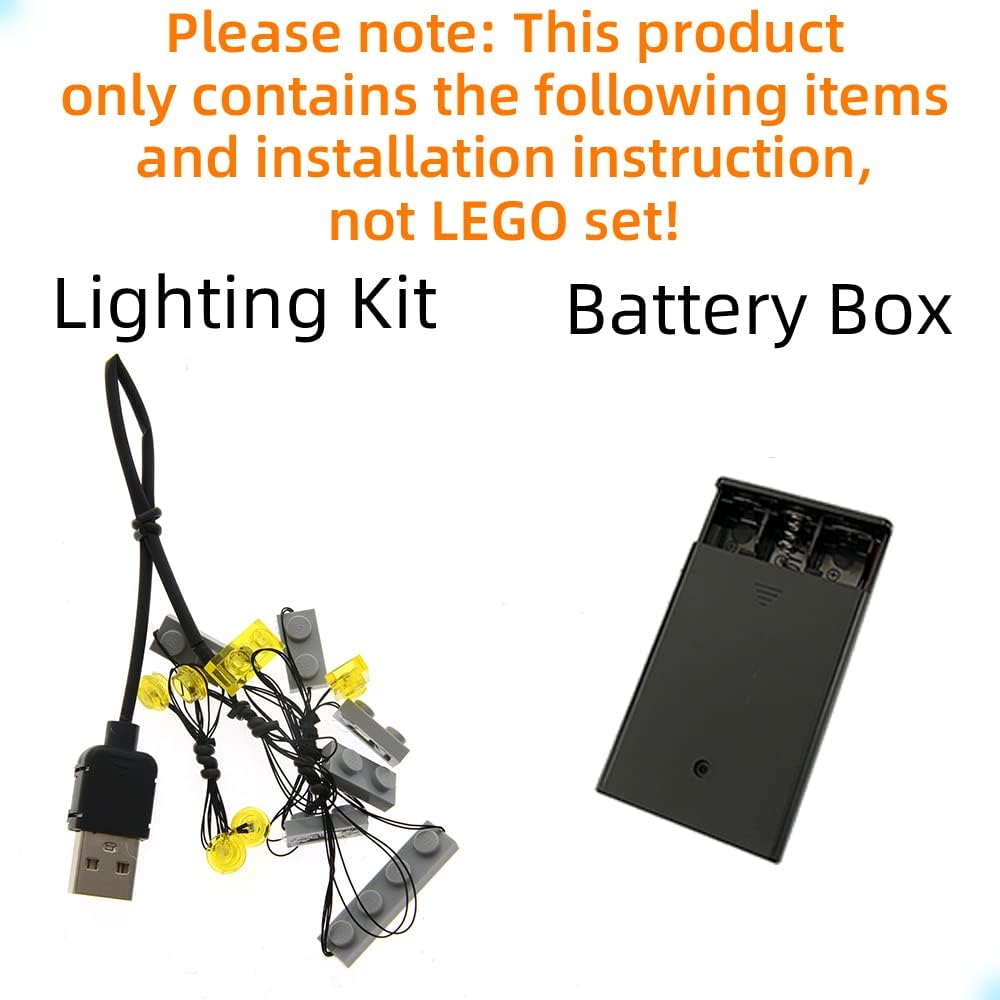 GEAMENT Licht-Set Kompatibel mit Lego Angriff auf Spider-Mans Versteck Bauset (Attack on The Spider