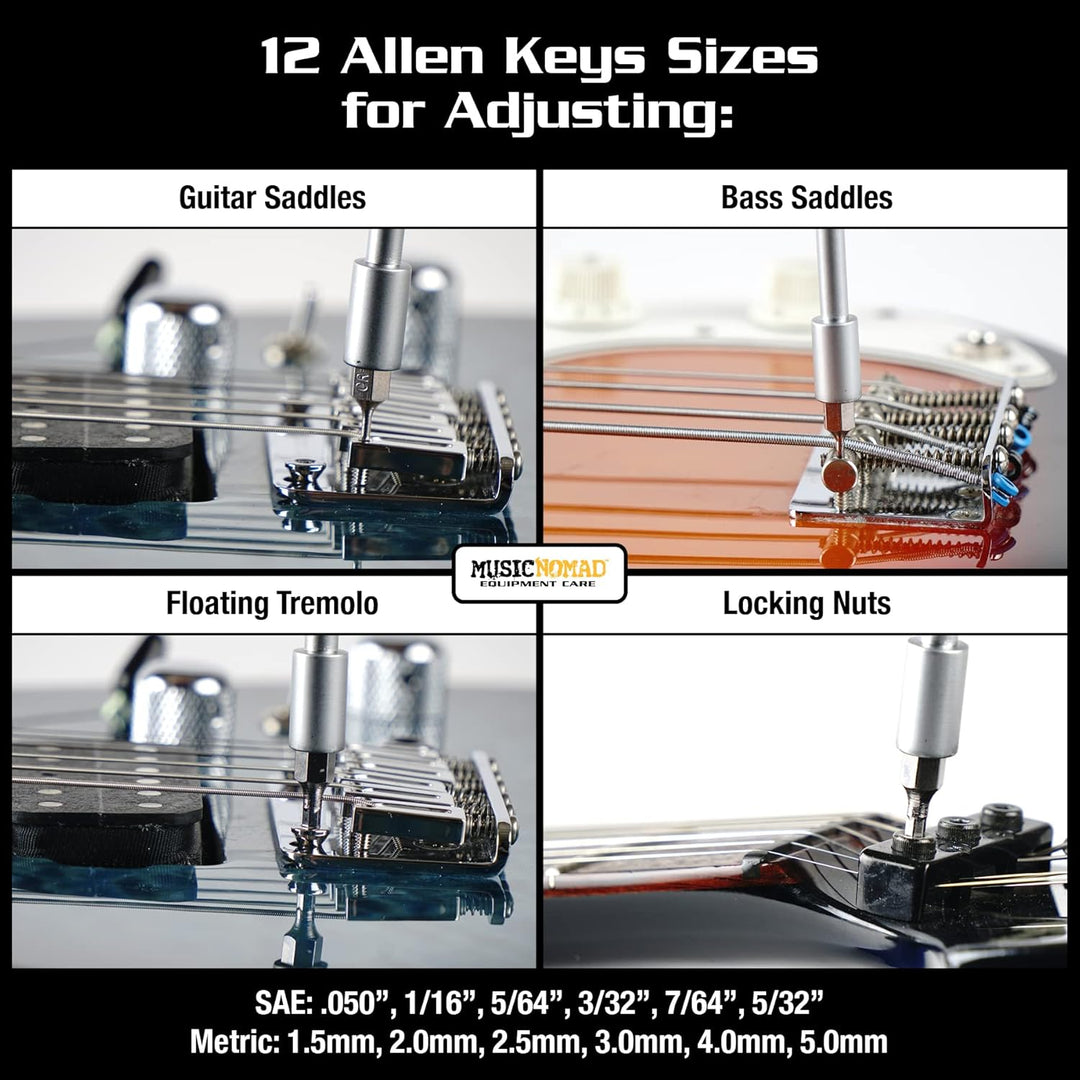MusicNomad MN229 Premium 26 Pcs. Guitar Tech Screwdriver & Wrench Set