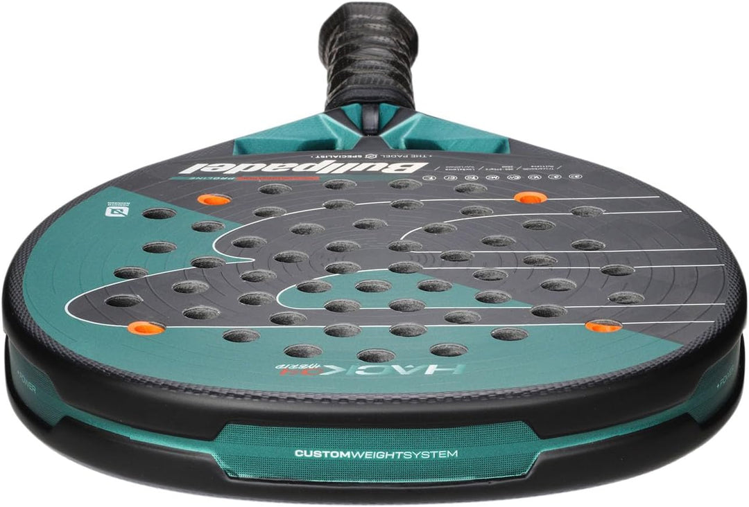 Bullpadel Hack 04 Hybrid 25 Padelschläger dunkelgrün 370g NEU