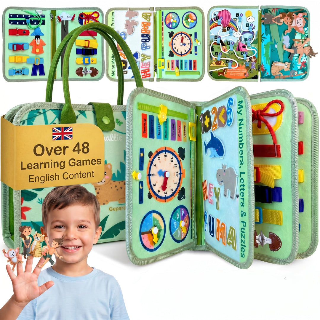 Mallie® Busy Board Montessori Green grün, grün