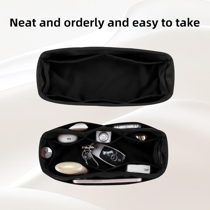 DGAZ Seide Tasche Organizer Einsatz, Organizer Innentaschen für Kelly Pochette/Mini/25/28/32/35, Tas