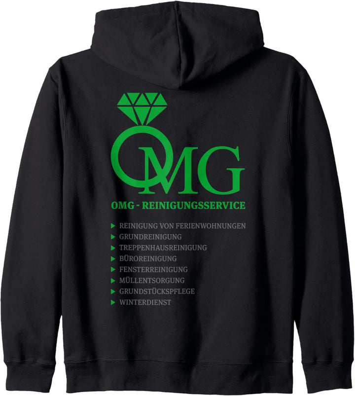 OMG Reinigungsservice Kapuzenjacke