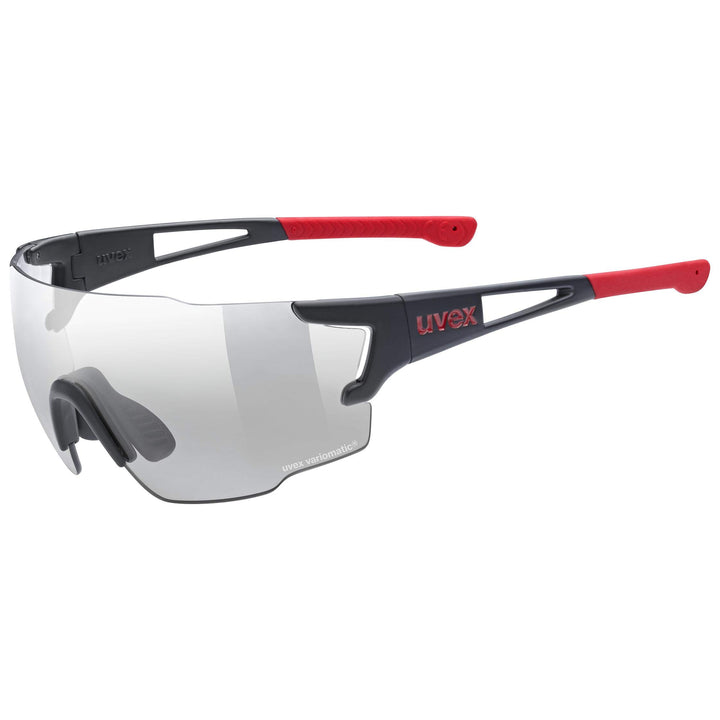 Uvex Unisex – Erwachsene Sportstyle 804 V Sportbrille black mat red/smoke Einheitsgrösse Single, bla