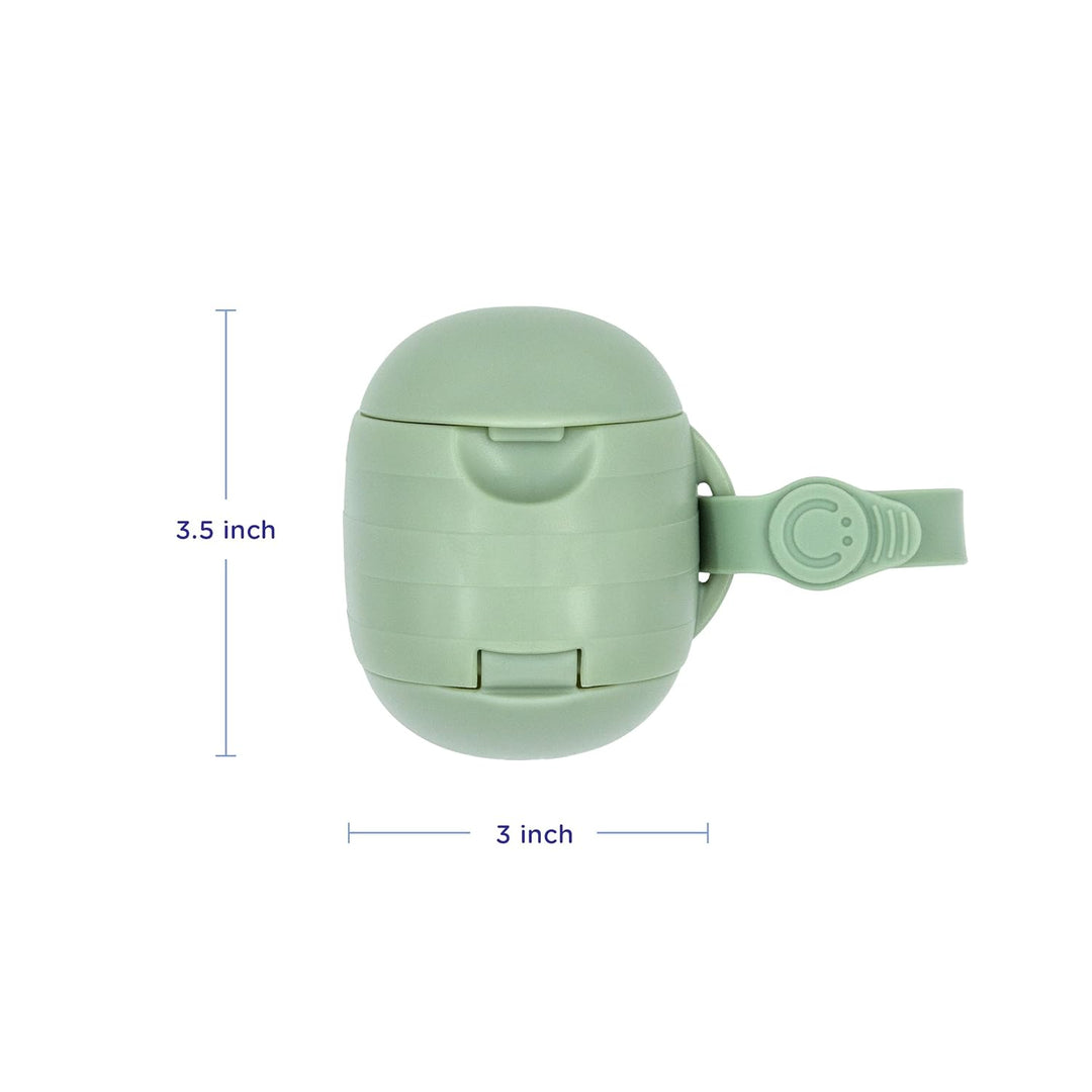 Ubbi On-the-Go Dual Pacifier Holder, Keep's Baby's Binkies Clean and Accessible, Portable for Travel