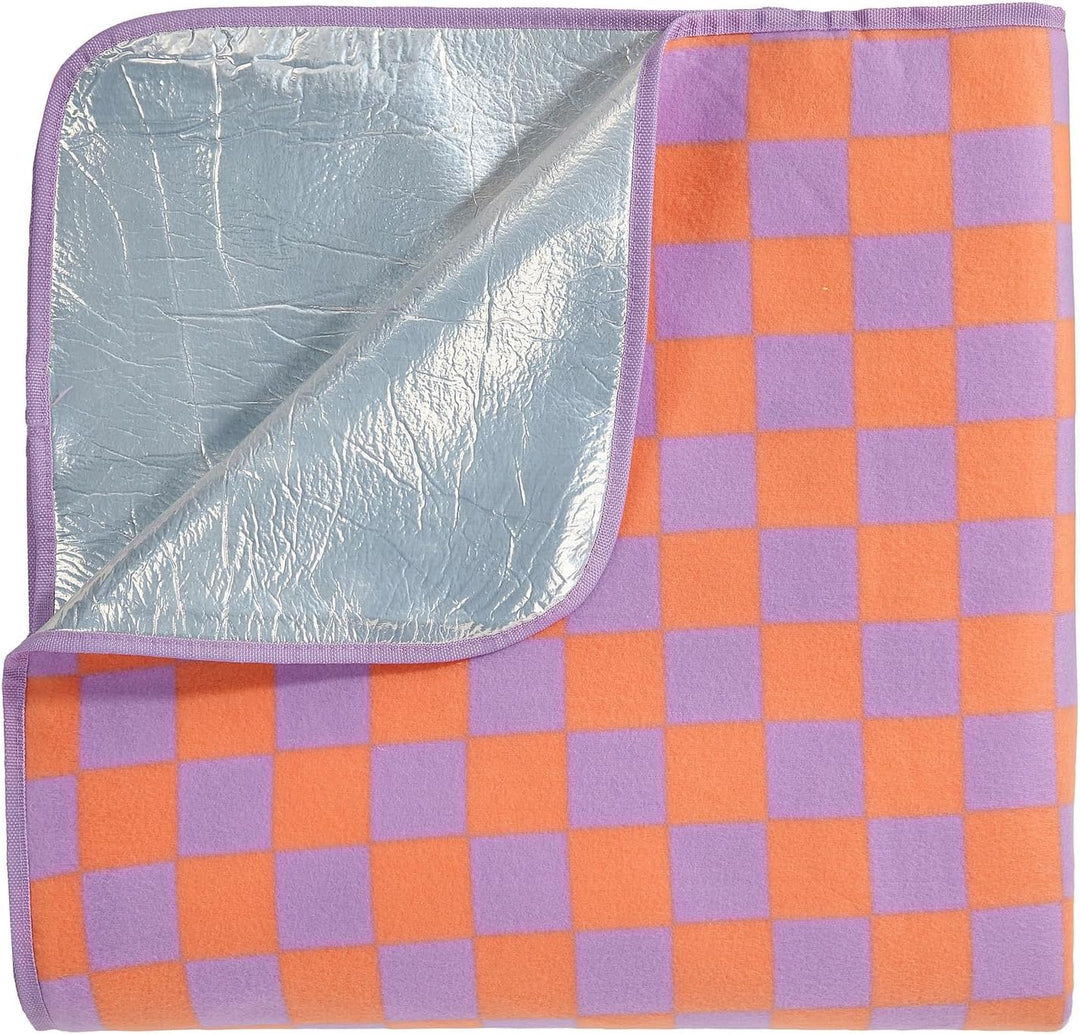 BUTLERS Picknickdecke Outdoor 200x200 cm - GET Together - waschbare Campingdecke XXL mit Klettversch