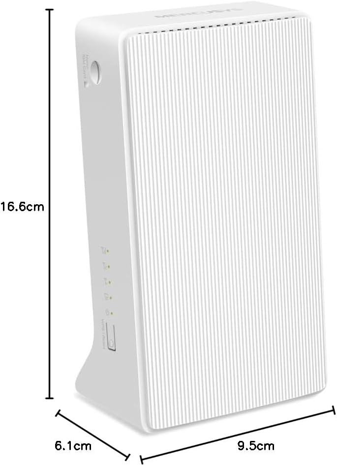 Mercusys MB110-4G LTE Router, 4G Router unterstützt SIM Karten, 4G Cat4 bis zu 150 Mbit/s, WLAN 2.4G