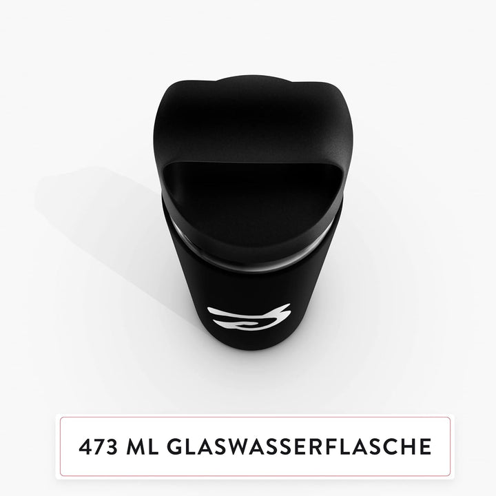 Peloton Trinkflasche, Wasserflasche für Sport und mehr Glass water bottle, Glass water bottle