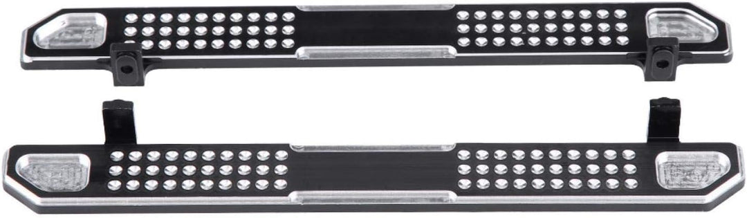 DAUERHAFT Trittbretter Fussplatte Glatte und helle Metalloberfläche, für RC Crawler, für RC Car Part