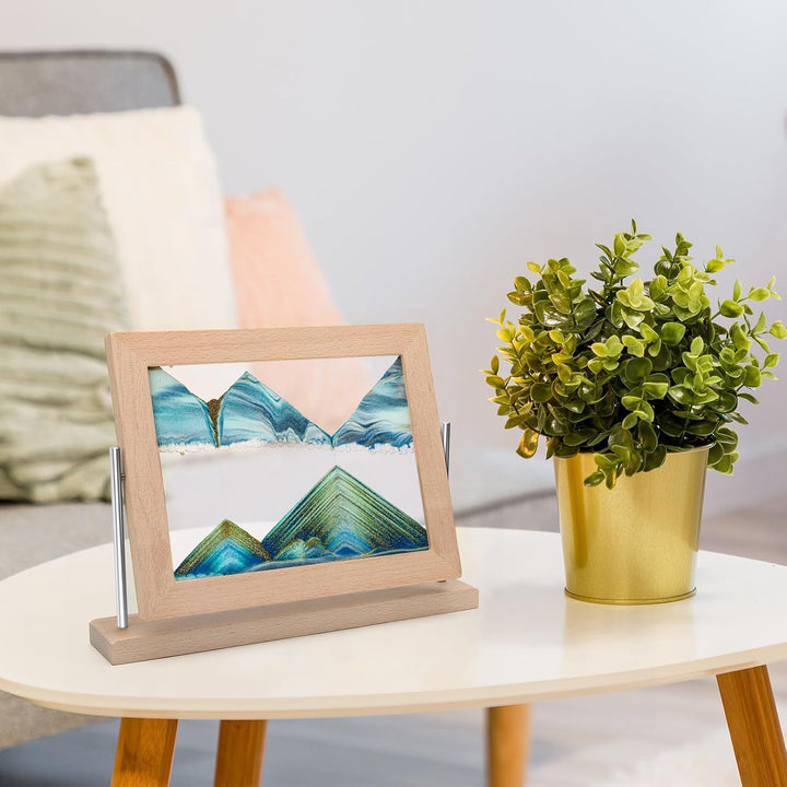 Coitak Bewegtes Sandkunstbild, dynamisches Sandbild, Desktop-Bewegliche Sandkunst für Heimdekoration