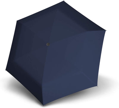 doppler Taschenschirm Carbonsteel Slim Uni – Handliches Format – Federleicht – 22 cm – Navy, Navy