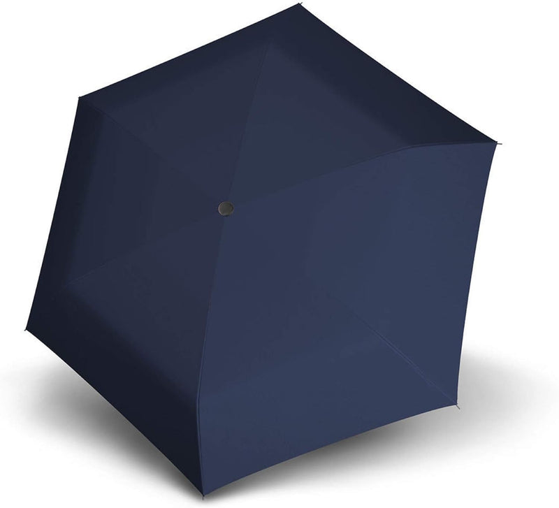 doppler Taschenschirm Carbonsteel Slim Uni – Handliches Format – Federleicht – 22 cm – Navy, Navy