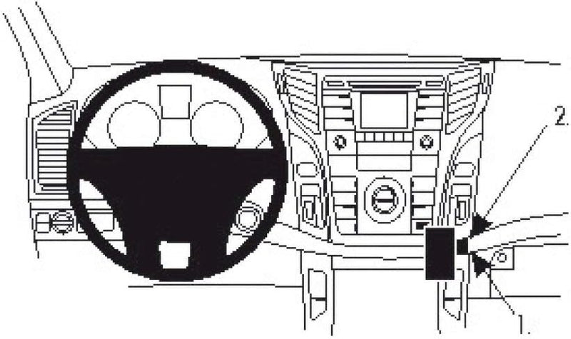 Brodit 854686 Brodit ProClip 854686 für i40 12 (For Europe)