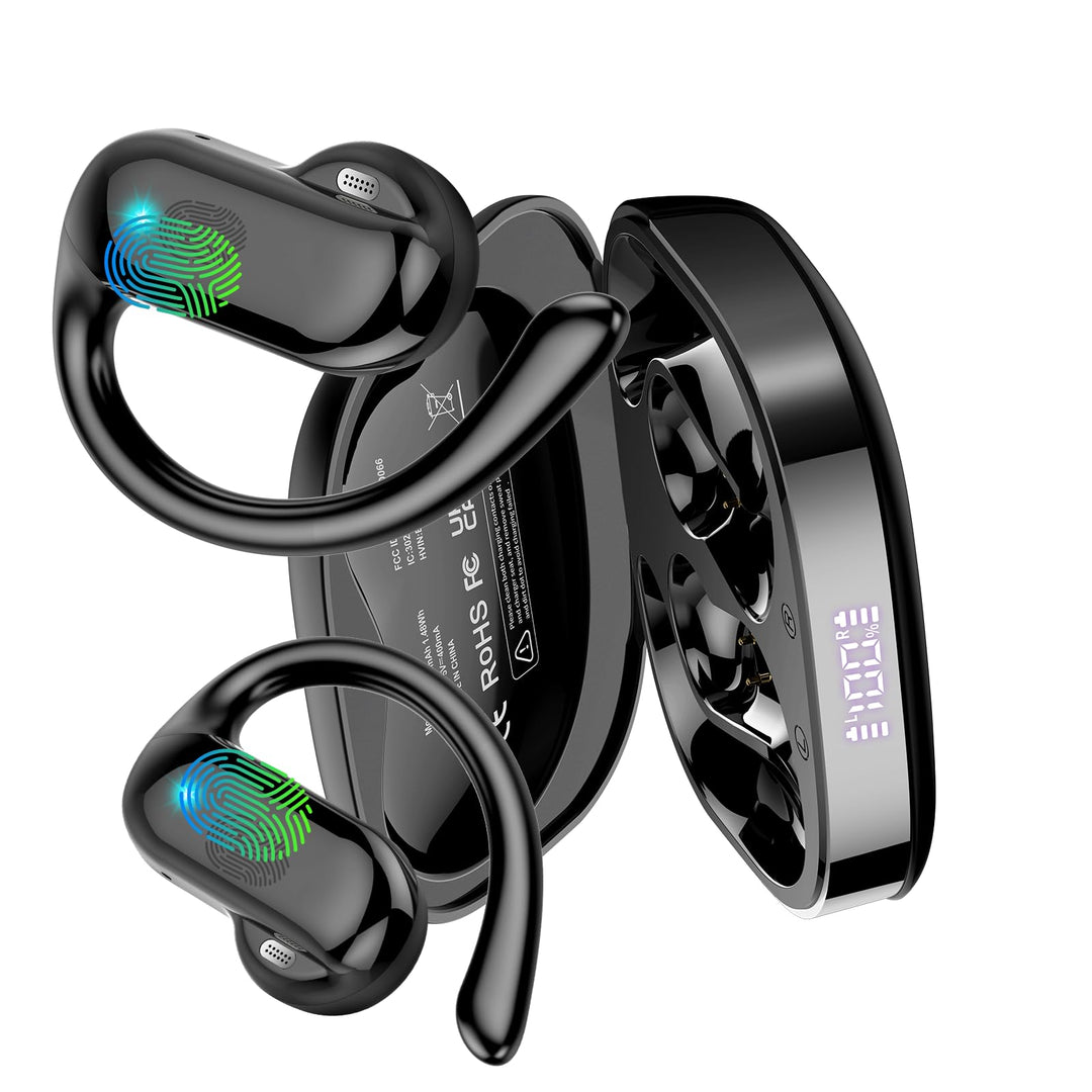 Open Ear Kopfhörer Bluetooth 5.4 HiFi Stereo, 2026 Kopfhörer Kabellos Bluetooth mit ENC Noise Cancel