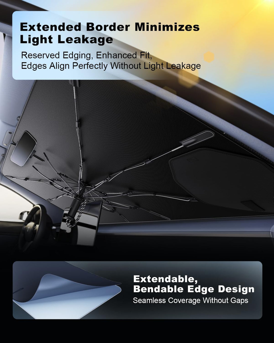 [2026 Upgrade] CDEFG Kompatibel mit BMW 1er F70 2024 2025 2026 Sonnenschutz Abdeckungen Frontscheibe