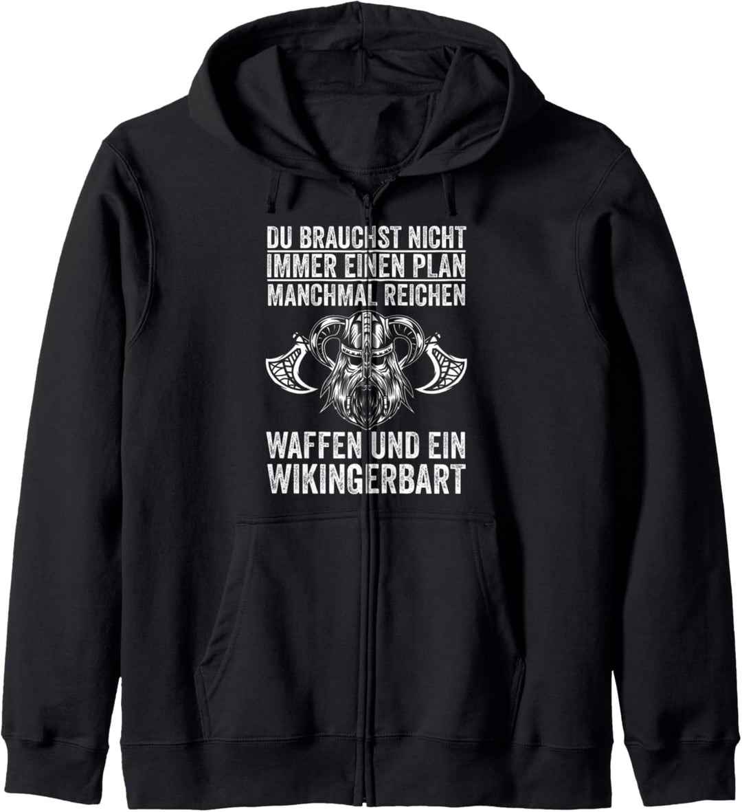 Wikinger Krieger Mittelalter Germanen Kapuzenjacke