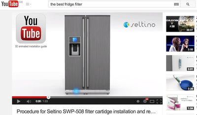 Seltino SWP-508 service - Wasserfilter Seltino ersetzt Whirlpool Bauknecht SBS001 SBS002 SBS003