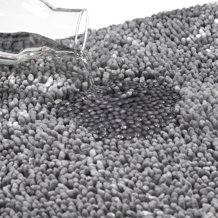 SoHome Spa Step Luxus Plüsch Chenille Shag Maschinenwaschbar Ultra Soft Standard Toilettendeckel Bez