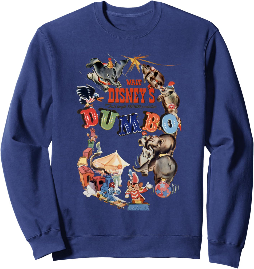 Disney Dumbo Vintage Movie Poster Sweatshirt