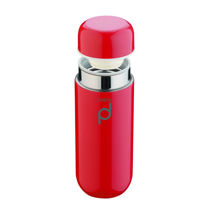 Pioneer DrinkPod Isolierflasche aus Edelstahl 0,2 L Doppelwandig Thermo-Lebensmittelbehälter 6 Stund