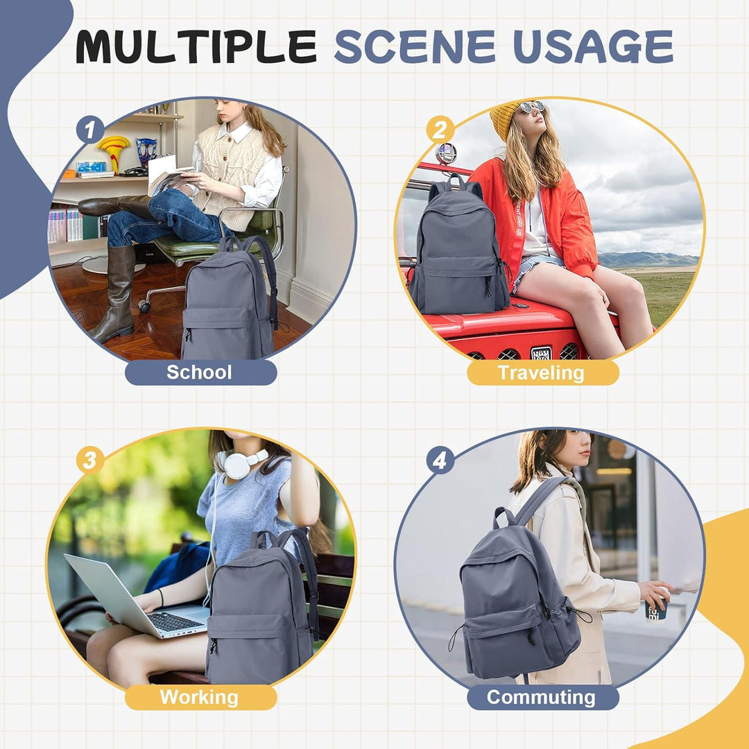 Schulrucksack Mädchen Jungen Causal Schultasche College Rucksack Schule Teenager Schulmädchen Schulr