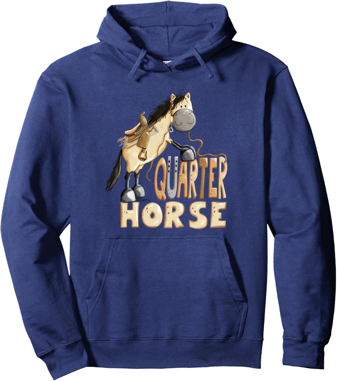 Happy Buckskin Quarter Horse T-Shirt I Westernreiten Shirt Pullover Hoodie