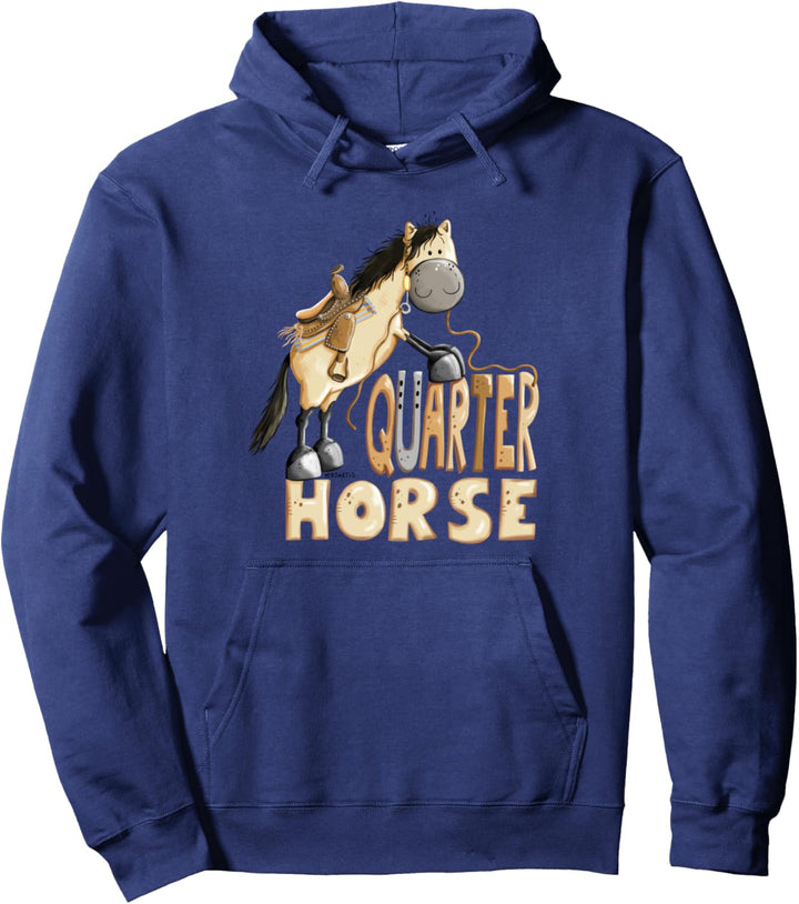 Happy Buckskin Quarter Horse T-Shirt I Westernreiten Shirt Pullover Hoodie