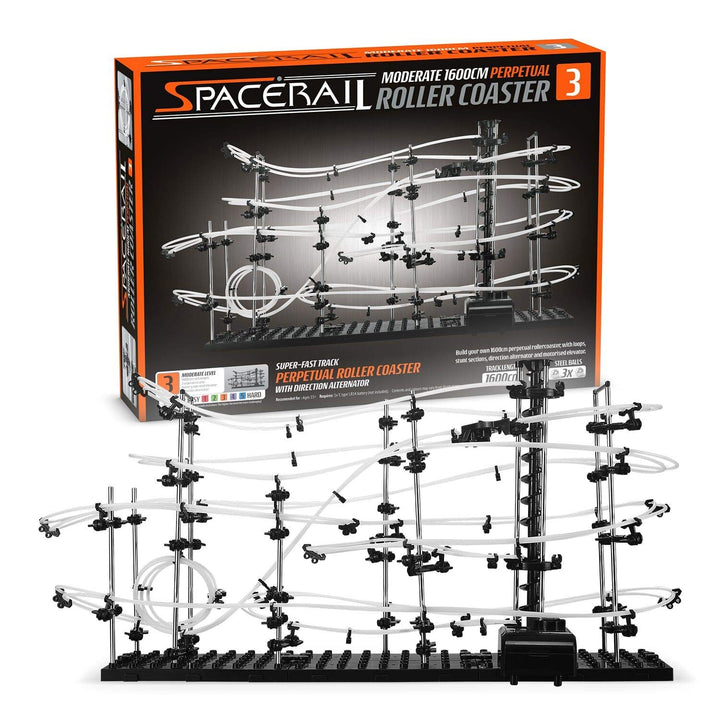 CKB Ltd SpaceRail Level 3 Kugelbahn Murmelbahn Konstruktionsspielzeug Marble Run Set Selbstbau kit I