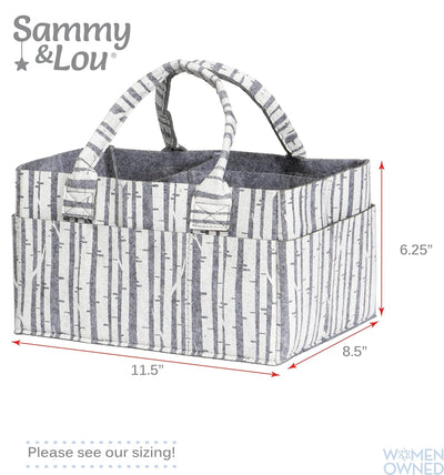 Sammy & Lou Windel-Organizer aus Filz – Kinderzimmer Aufbewahrungskorb und Auto Organizer für Windel